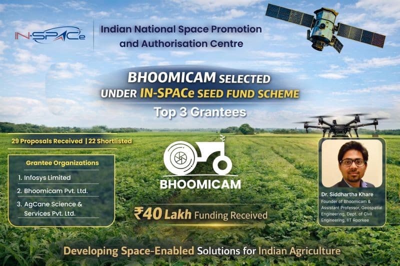 Top 3 grantee by IN-SPACe