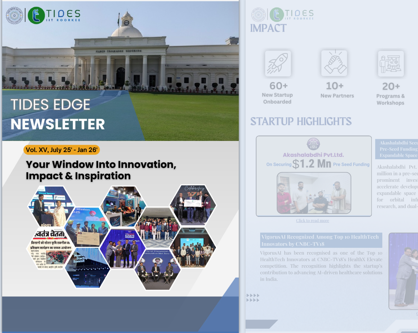 TIDES EDGE Vol. XV | Startup Highlights