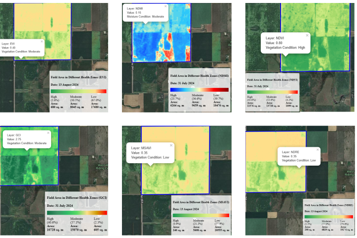 Track Crop Health Using Satellite Monitoring
